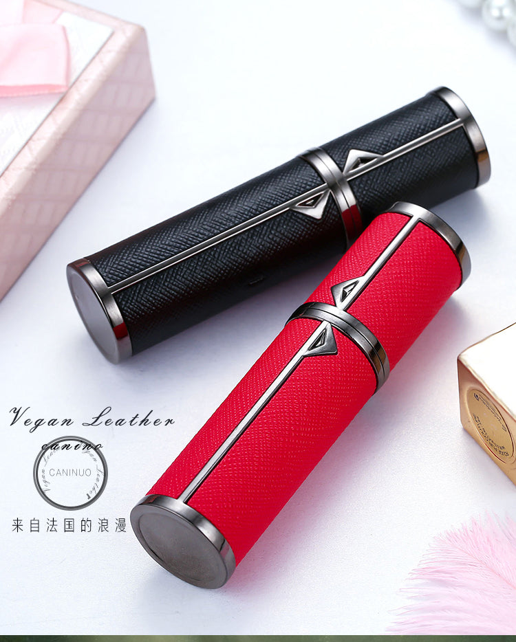 Midnight Series - 100%  Leak Proof Perfume Atomizer with Leather Case